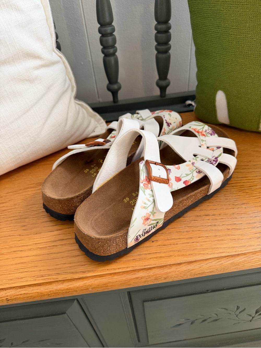 Birkenstock Papillio Strap Floral Sandals - Sz 39 - Picture 4 of 9